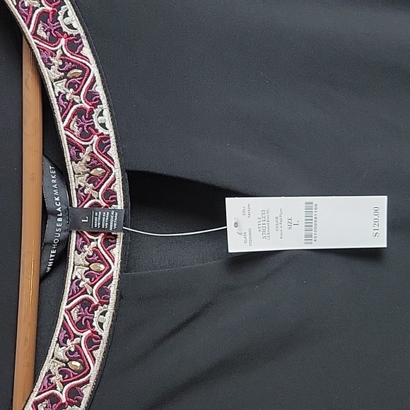 NWT WhiteHouseBlackMarket Black Dress Size L - Picture 3 of 9